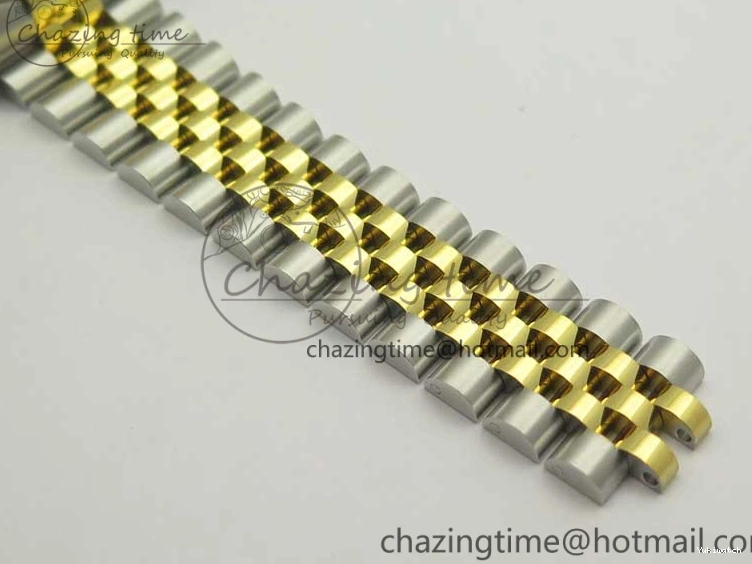 YG Stick Silver Bracelet on SS 126233 Markers ARF Jubilee Dial SS DateJust Best Edition 36 YG 1:1 SH3135 0505